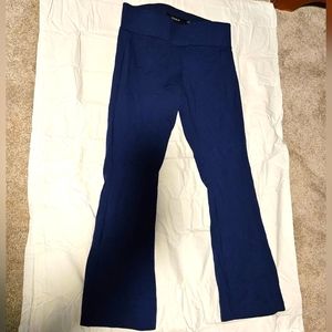 Torrid Navy Blue Flair Stretch Pants size 0 (12)